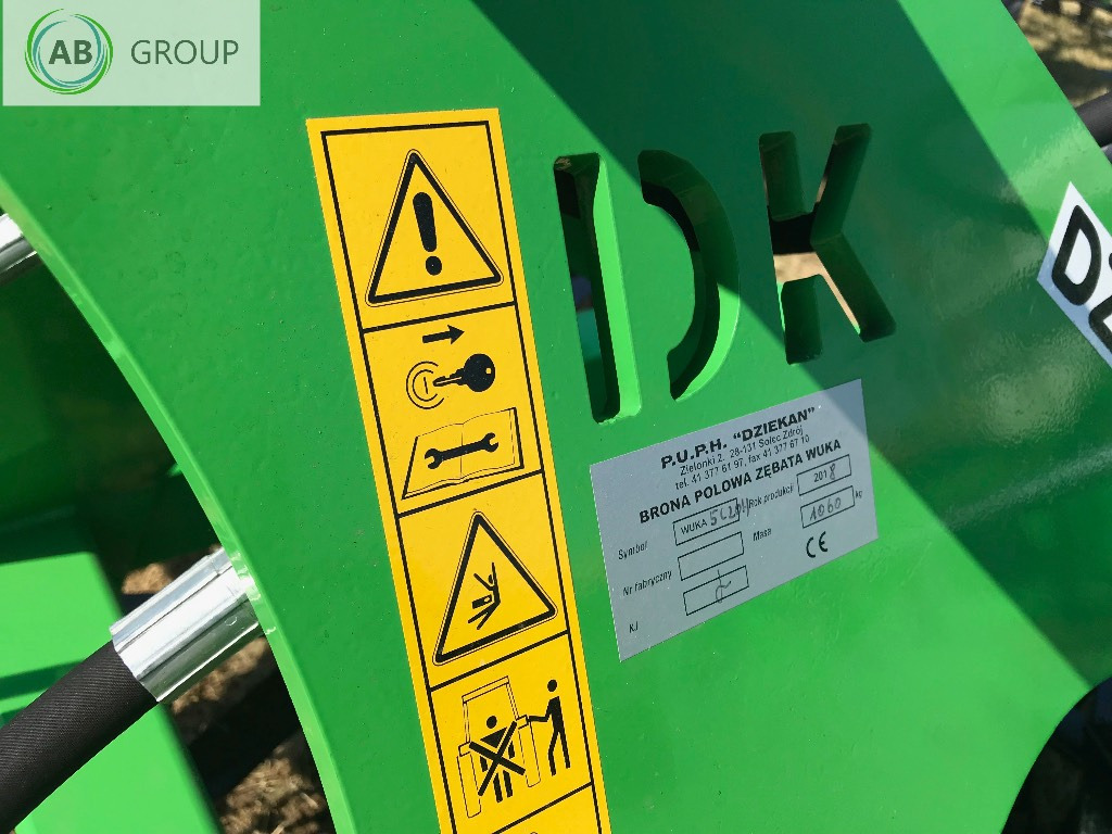 Dziekan hydraulic folding meadow harrow WUKA 5m 5C20H - Ливадна брана: снимка 2 Dziekan hydraulic folding meadow harrow WUKA 5m 5C20H - Ливадна брана: снимка 2