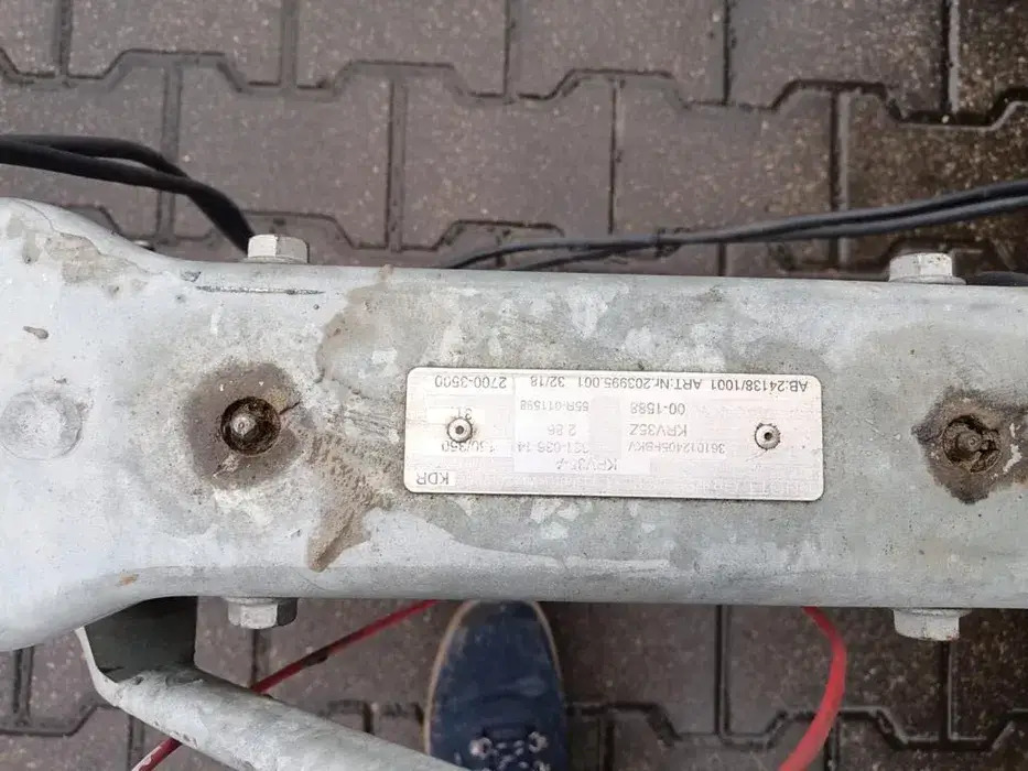 Автовоз ремарке Laweta 9m 3 osiowa: снимка 6