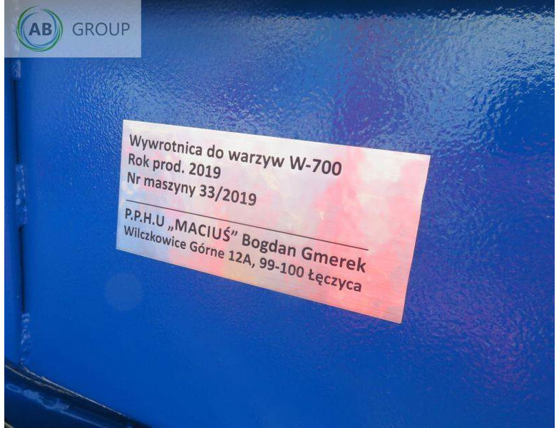 Maciuś Kistenkipper W-700/Tippler box pallets/Volt - Оборудване след прибиране на реколтата: снимка 4 Maciuś Kistenkipper W-700/Tippler box pallets/Volt - Оборудване след прибиране на реколтата: снимка 4