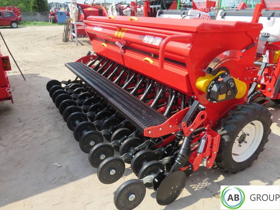 Ozdoken grain seeder Pertum S300, 3 m - single-disc coulter type - on stock - Сеялка: снимка 1 Ozdoken grain seeder Pertum S300, 3 m - single-disc coulter type - on stock - Сеялка: снимка 1