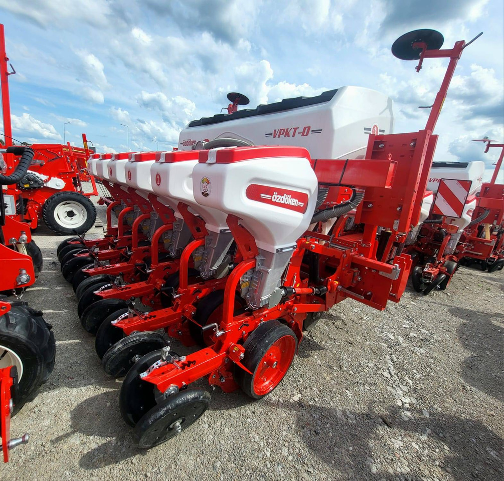 Прецизна сеялка Ozdoken six-row pneumatic precision seeder, VPKT-DG6, PVC fertiliser tank - on stock: снимка 6