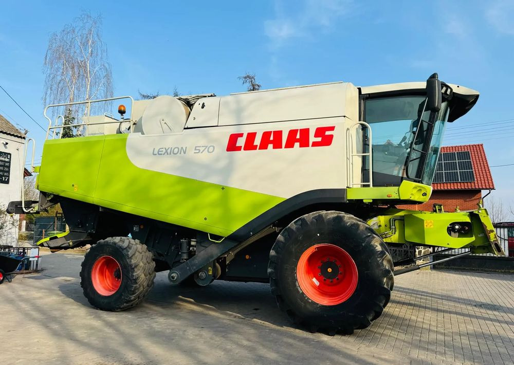 Claas Lexion 570 - Зърнокомбайн: снимка 1 Claas Lexion 570 - Зърнокомбайн: снимка 1