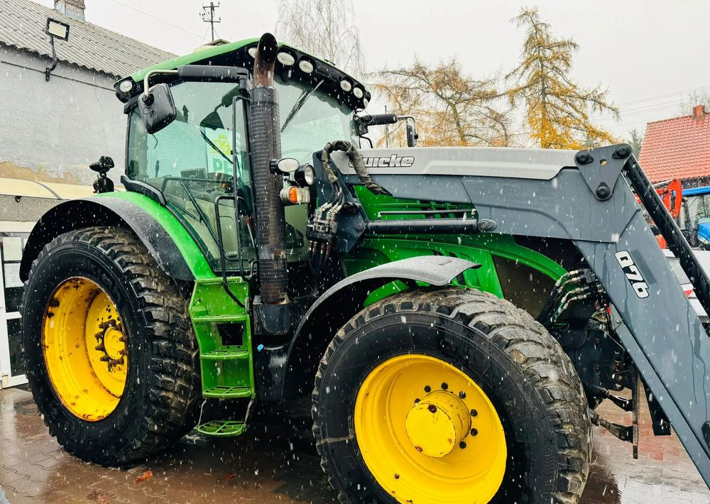 John Deere 6210R - Трактор: снимка 1 John Deere 6210R - Трактор: снимка 1