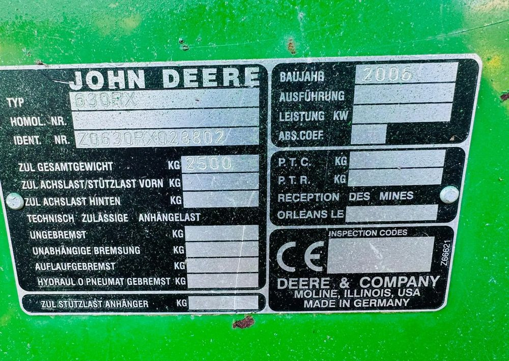 John Deere 630R - Хедер: снимка 4 John Deere 630R - Хедер: снимка 4