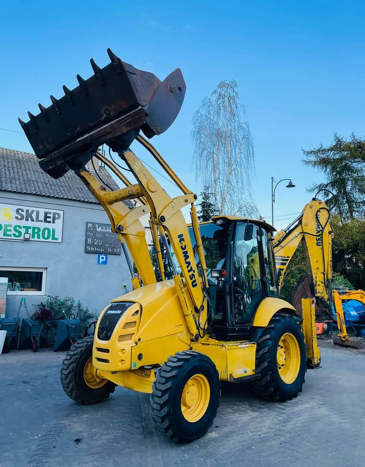 Komatsu WB93R - Багер-товарач: снимка 1 Komatsu WB93R - Багер-товарач: снимка 1