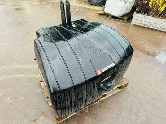 Saphir BALAST do ciągnika SAPHIR 1500 kg, 2022 rok produkcji - Противовес за Трактор: снимка 3 Saphir BALAST do ciągnika SAPHIR 1500 kg, 2022 rok produkcji - Противовес за Трактор: снимка 3