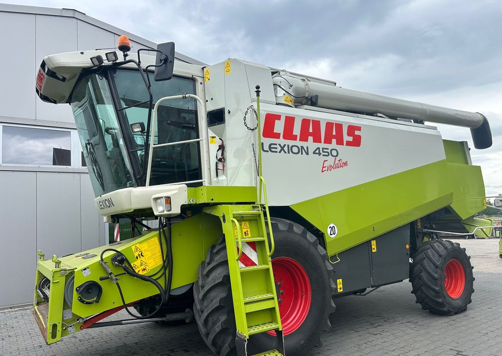 Claas Lexion 450 Evolution - Зърнокомбайн: снимка 1 Claas Lexion 450 Evolution - Зърнокомбайн: снимка 1