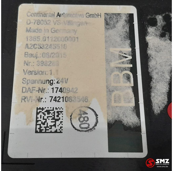 DAF Occ ECU BBM regeleenheid DAF - Блок за управление за Камион: снимка 5 DAF Occ ECU BBM regeleenheid DAF - Блок за управление за Камион: снимка 5