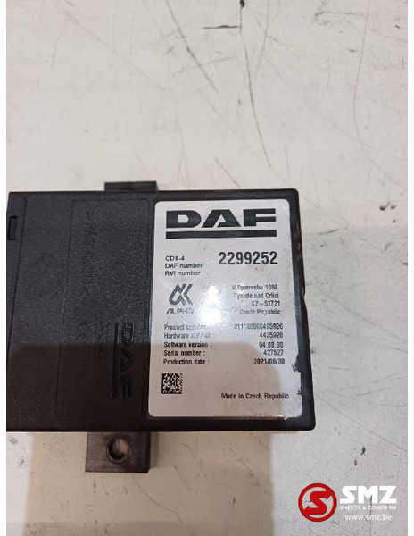 DAF Occ ECU CDS4 regeleenheid DAF - Блок за управление за Камион: снимка 5 DAF Occ ECU CDS4 regeleenheid DAF - Блок за управление за Камион: снимка 5