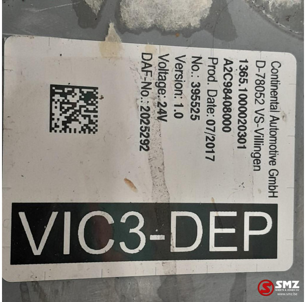 DAF Occ ECU VIC 3 regeleenheid DAF - Блок за управление за Камион: снимка 5 DAF Occ ECU VIC 3 regeleenheid DAF - Блок за управление за Камион: снимка 5