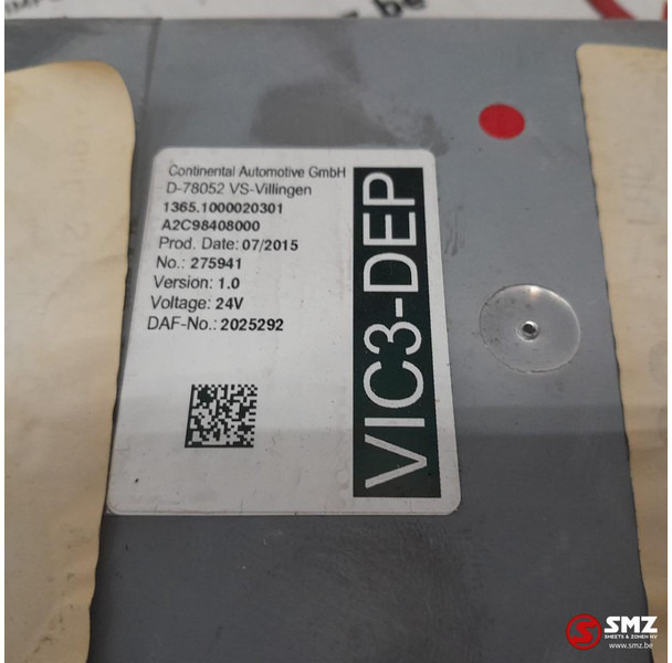 DAF Occ ECU VIC3 regeleenheid DAF - Блок за управление за Камион: снимка 5 DAF Occ ECU VIC3 regeleenheid DAF - Блок за управление за Камион: снимка 5