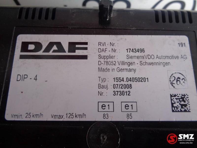 DAF Occ daf instrumentenpaneel DAF CF XF LF - Табло за Камион: снимка 3 DAF Occ daf instrumentenpaneel DAF CF XF LF - Табло за Камион: снимка 3