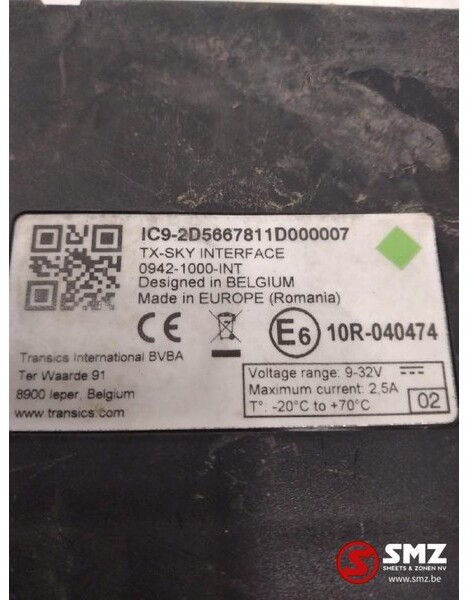 Diversen Occ ECU Mercedes Actros TX Sky interface 0942-1000 - Блок за управление за Камион: снимка 2 Diversen Occ ECU Mercedes Actros TX Sky interface 0942-1000 - Блок за управление за Камион: снимка 2