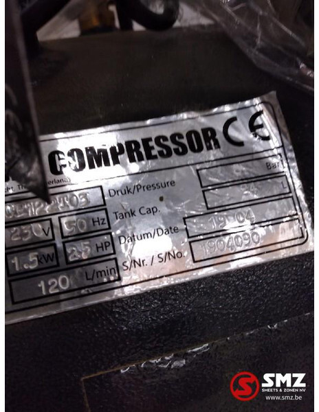 Diversen Occ mobiele compressor 120l/min - Компресор за въздух: снимка 5 Diversen Occ mobiele compressor 120l/min - Компресор за въздух: снимка 5