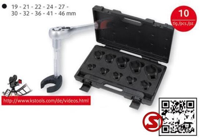 Diversen Open opsteekringsleutelset 19-46 MM 10PCS - Автомобилен инструмент: снимка 2 Diversen Open opsteekringsleutelset 19-46 MM 10PCS - Автомобилен инструмент: снимка 2