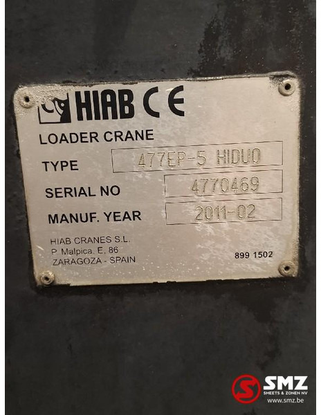 Hiab Occ Autolaadkraan Hiab 477-5 + radio - Стрела: снимка 5 Hiab Occ Autolaadkraan Hiab 477-5 + radio - Стрела: снимка 5