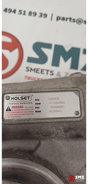 Iveco Occ turbocharger HE500VG F3AE3681 Cursor10 Iveco - Турбина за Камион: снимка 5 Iveco Occ turbocharger HE500VG F3AE3681 Cursor10 Iveco - Турбина за Камион: снимка 5