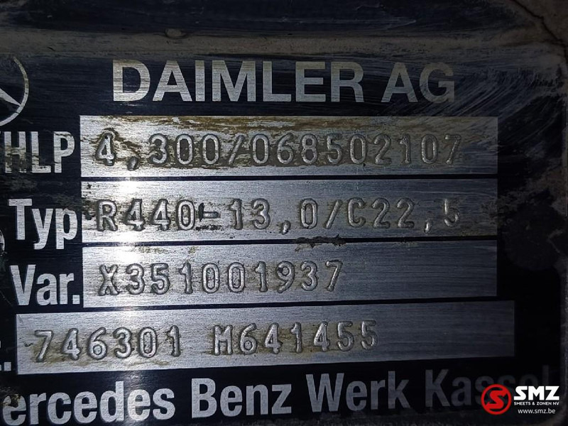 Mercedes-Benz Occ differentiëel R440-13,0 / C22,5 i=4,3 Mercedes - Диференциал за Камион: снимка 5 Mercedes-Benz Occ differentiëel R440-13,0 / C22,5 i=4,3 Mercedes - Диференциал за Камион: снимка 5