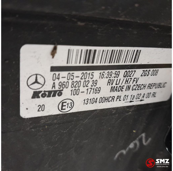 Mercedes-Benz Occ koplamp links Mercedes - Преден фар за Камион: снимка 3 Mercedes-Benz Occ koplamp links Mercedes - Преден фар за Камион: снимка 3