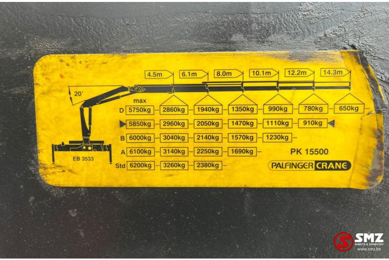 Palfinger Occ Autolaadkraan Palfinger PK15500 - Стрела: снимка 5 Palfinger Occ Autolaadkraan Palfinger PK15500 - Стрела: снимка 5