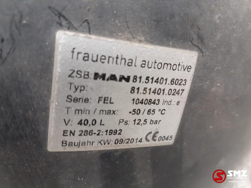 MAN Occ luchtketel 40L 12,5Bar MAN - Резервни части за Камион: снимка 5 MAN Occ luchtketel 40L 12,5Bar MAN - Резервни части за Камион: снимка 5