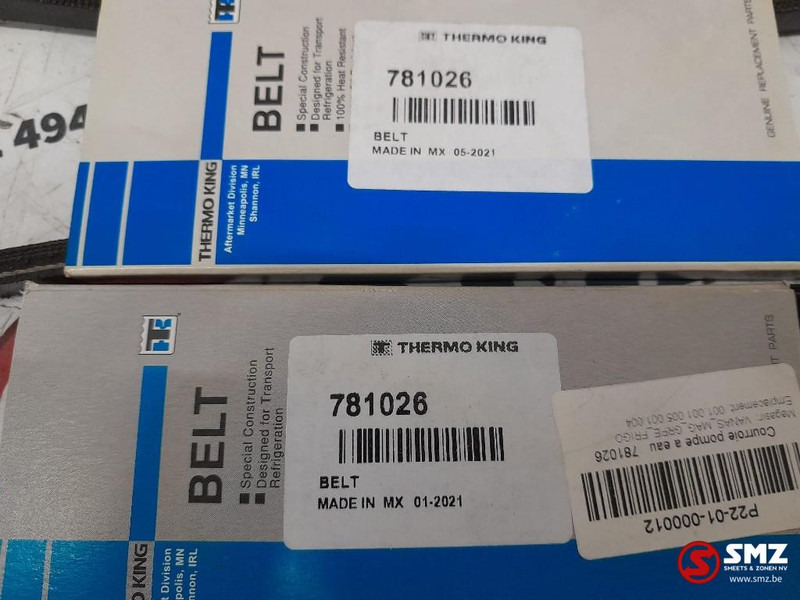 THERMOKING Set van 2 waterpompriemen Thermoking - Ремък за Камион: снимка 4 THERMOKING Set van 2 waterpompriemen Thermoking - Ремък за Камион: снимка 4