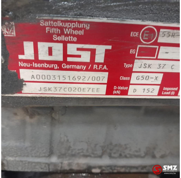 Jost Occ koppelschotel JSK37C + montageplaat Jost - Седло за Камион: снимка 5 Jost Occ koppelschotel JSK37C + montageplaat Jost - Седло за Камион: снимка 5