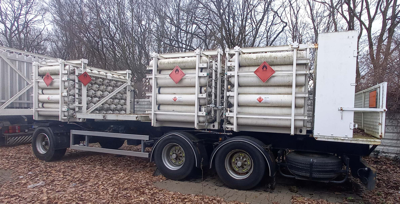 SAMRO Gas semi-trailer tube used for CNG Methane Erdgas 200 Bar - Ремарке: снимка 2 SAMRO Gas semi-trailer tube used for CNG Methane Erdgas 200 Bar - Ремарке: снимка 2
