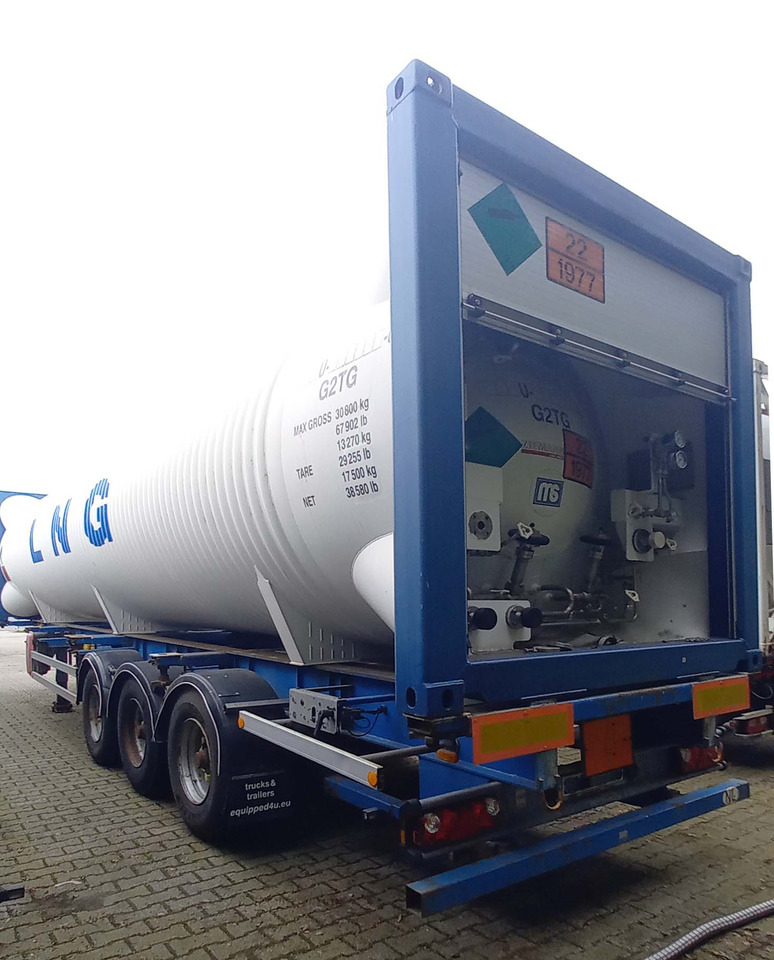 Ziemann LNG Methan Gas Cryogenic tank container 40ft tank - Полуремарке цистерна: снимка 4 Ziemann LNG Methan Gas Cryogenic tank container 40ft tank - Полуремарке цистерна: снимка 4