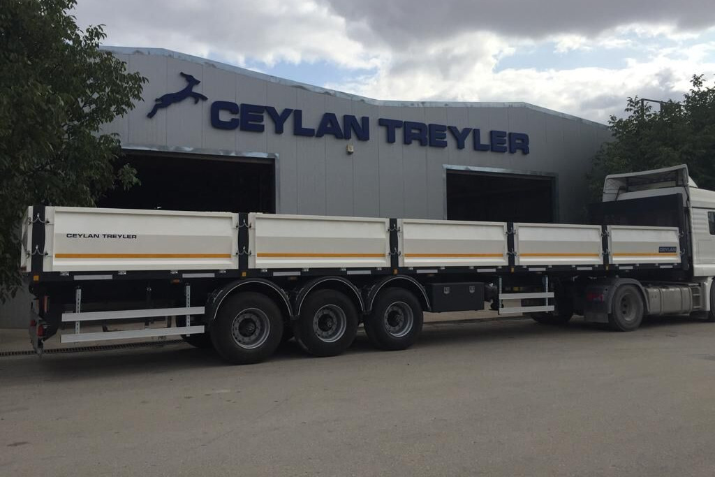 CEYLAN 3 AXLES FLATBED&PLATFORM WITH SIDE COVER - Бордово полуремарке/ Платформа: снимка 3 CEYLAN 3 AXLES FLATBED&PLATFORM WITH SIDE COVER - Бордово полуремарке/ Платформа: снимка 3