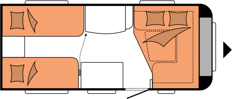 DE LUXE 460 LU - Каравана: снимка 2 DE LUXE 460 LU - Каравана: снимка 2