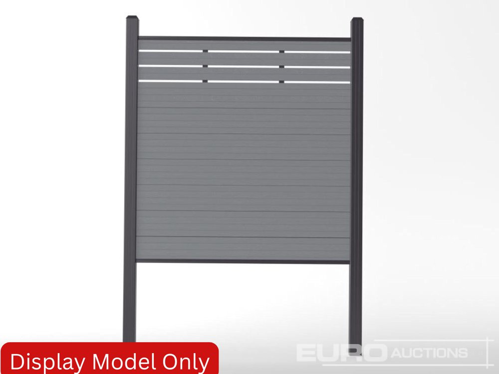 1.7m Wide Teak Composite Fence Panel (25 Panels), 2.45m Black Aluminium Post (26 Posts) Complete With Assembly Kit - Оборудване за гаражи/ Работилници: снимка 3 1.7m Wide Teak Composite Fence Panel (25 Panels), 2.45m Black Aluminium Post (26 Posts) Complete With Assembly Kit - Оборудване за гаражи/ Работилници: снимка 3