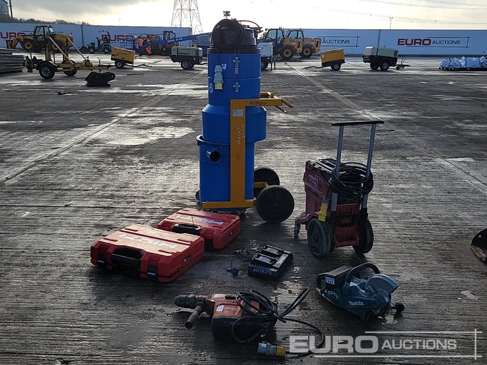 110 Volt SPE Vacuum, Hilti VC 40M-X 110 Volt Dust Extractor, Makita Cordless Floor Saw & Charger Pack, Hilti TE 70-ATC 110 Volt Hammer Drill, Hilti TE 700-AVR 110 Volt Hammer Drill, Hilti TE 30 110 Vo - Строително оборудване: снимка 1 110 Volt SPE Vacuum, Hilti VC 40M-X 110 Volt Dust Extractor, Makita Cordless Floor Saw & Charger Pack, Hilti TE 70-ATC 110 Volt Hammer Drill, Hilti TE 700-AVR 110 Volt Hammer Drill, Hilti TE 30 110 Vo - Строително оборудване: снимка 1