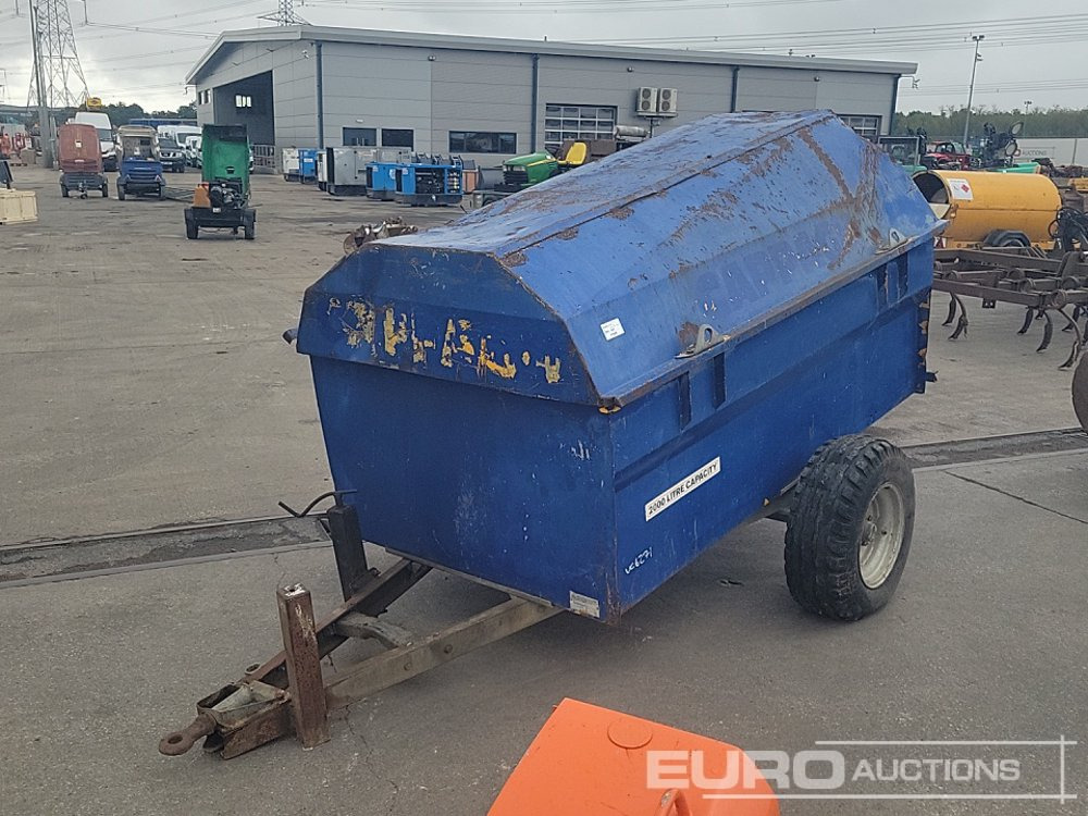 2000 Litre Single Axle Bunded Fuel Bowser - Резервоар за съхранение: снимка 1 2000 Litre Single Axle Bunded Fuel Bowser - Резервоар за съхранение: снимка 1