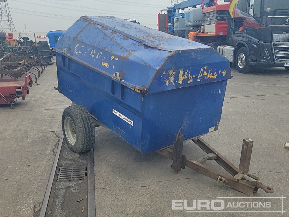 Резервоар за съхранение 2000 Litre Single Axle Bunded Fuel Bowser: снимка 7