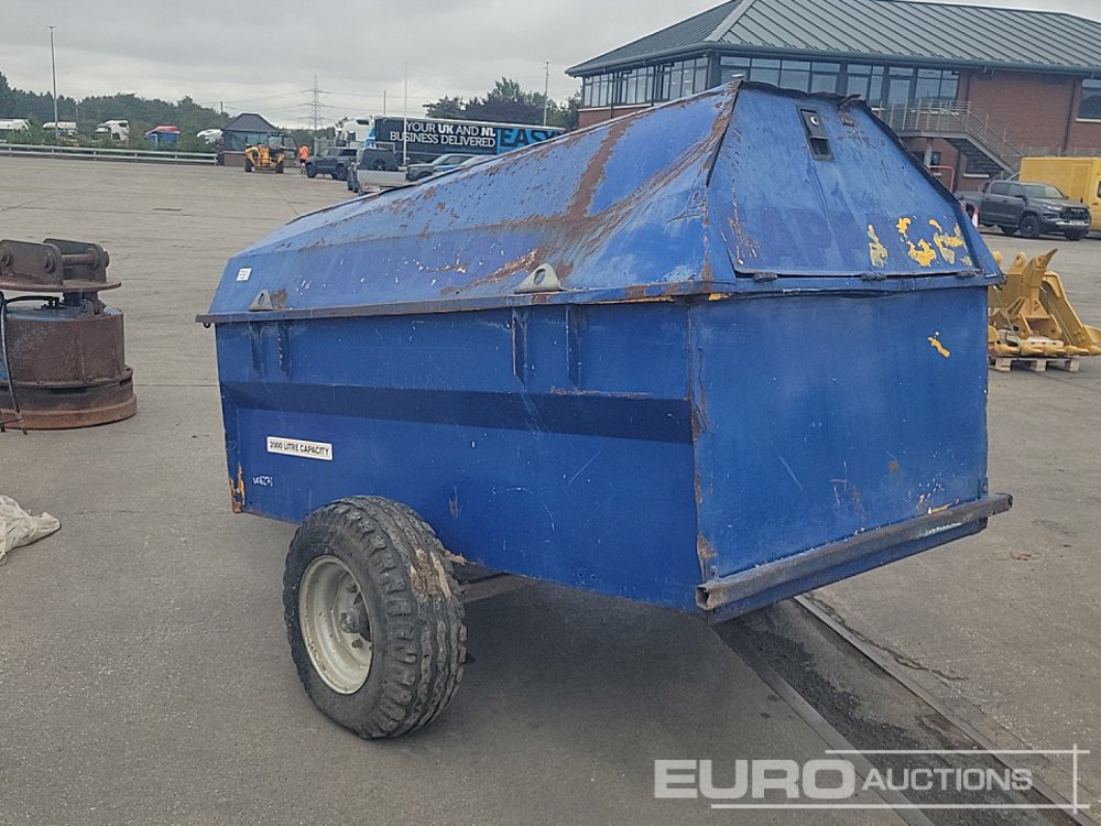 2000 Litre Single Axle Bunded Fuel Bowser - Резервоар за съхранение: снимка 3 2000 Litre Single Axle Bunded Fuel Bowser - Резервоар за съхранение: снимка 3