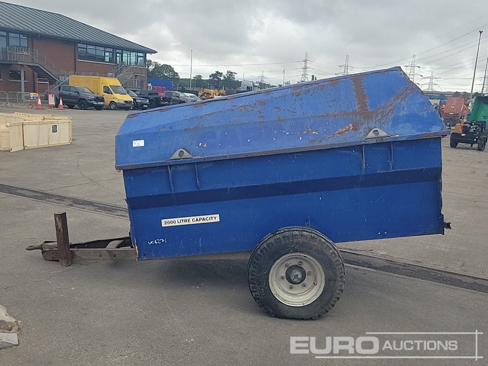 2000 Litre Single Axle Bunded Fuel Bowser - Резервоар за съхранение: снимка 2 2000 Litre Single Axle Bunded Fuel Bowser - Резервоар за съхранение: снимка 2