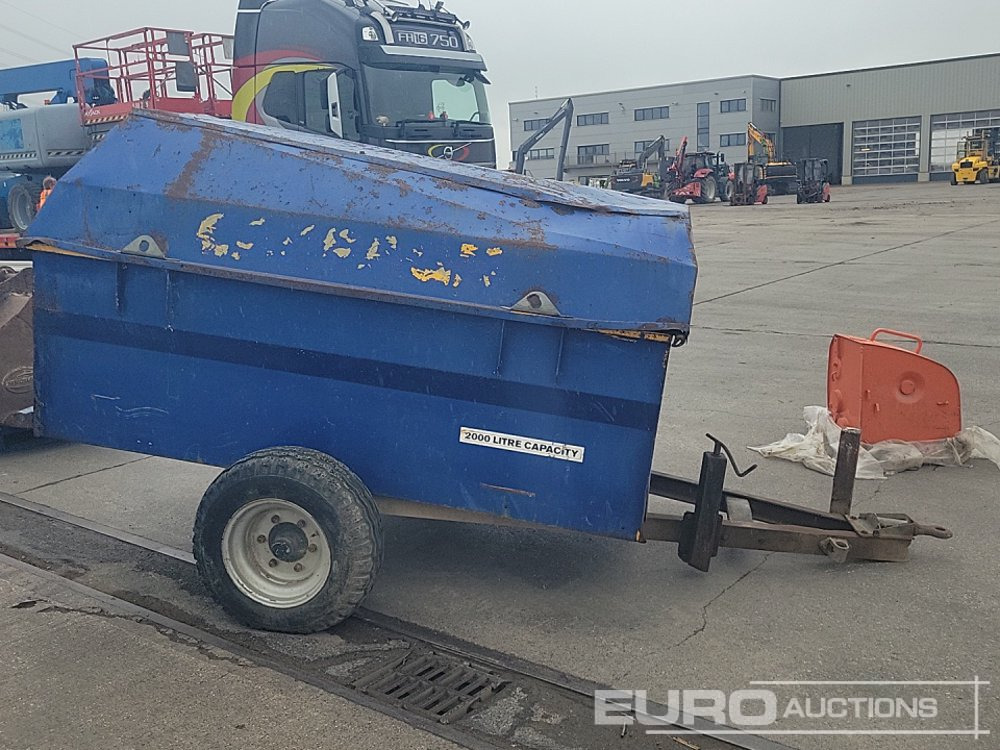 Резервоар за съхранение 2000 Litre Single Axle Bunded Fuel Bowser: снимка 6