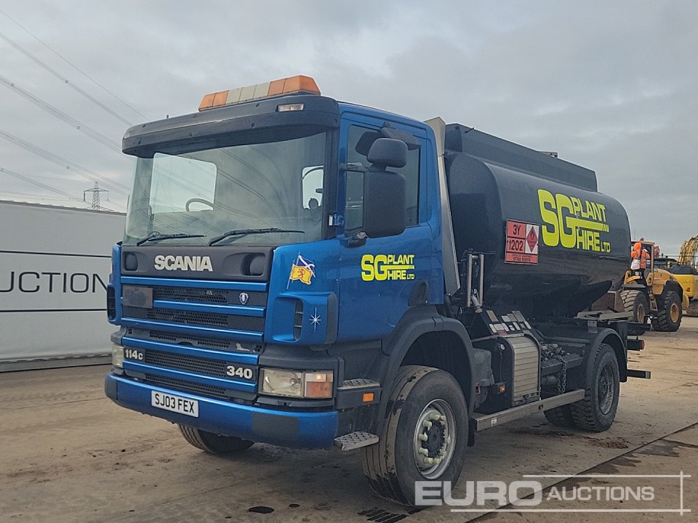 2003 Scania 114C-340 - Камион цистерна: снимка 1 2003 Scania 114C-340 - Камион цистерна: снимка 1