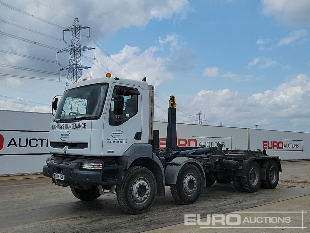 2005 Renault Kerax 370 DCI - Мултилифт с кука камион: снимка 1 2005 Renault Kerax 370 DCI - Мултилифт с кука камион: снимка 1