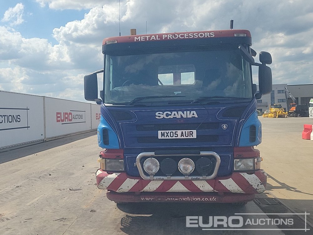 Мултилифт с кука камион 2005 Scania P380: снимка 8