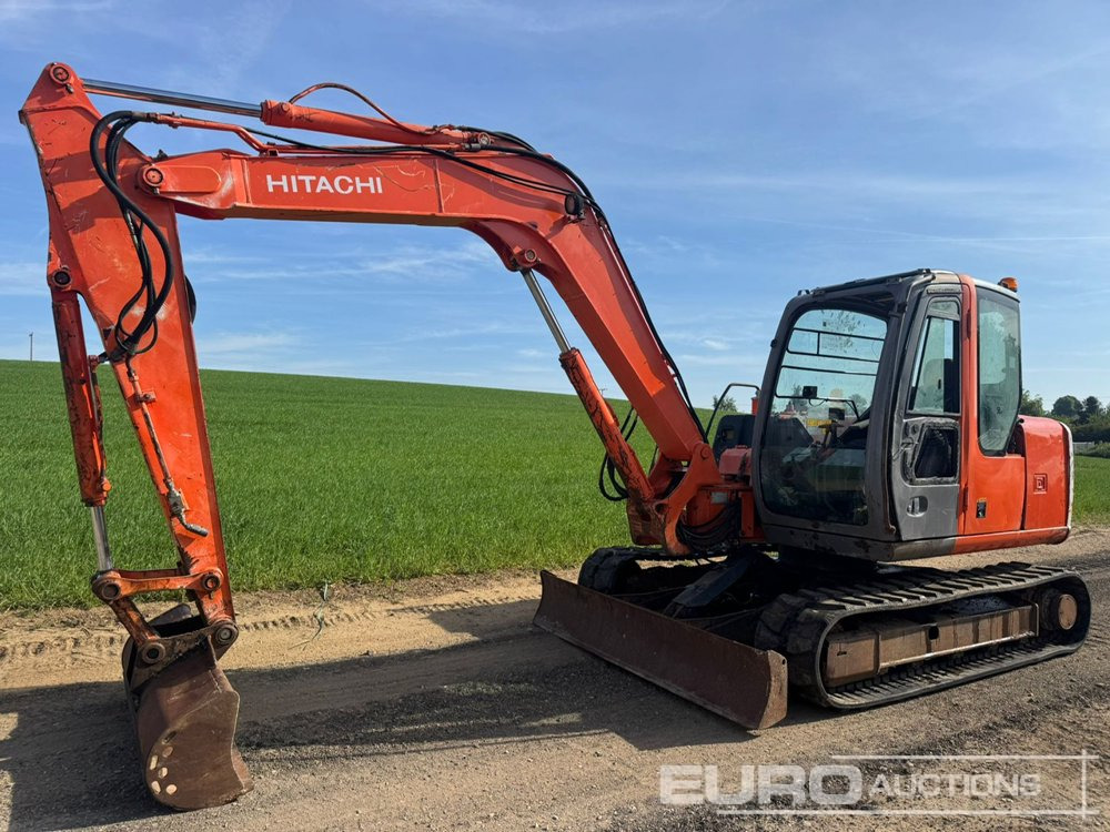 2007 Hitachi ZX80SBLC - Мини багер: снимка 1 2007 Hitachi ZX80SBLC - Мини багер: снимка 1