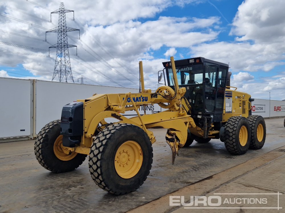2008 Komatsu GD655-3E0 - Грейдер: снимка 1 2008 Komatsu GD655-3E0 - Грейдер: снимка 1