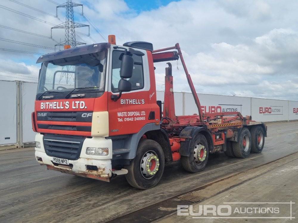 2009 DAF CF85.410 - Мултилифт с кука камион: снимка 1 2009 DAF CF85.410 - Мултилифт с кука камион: снимка 1