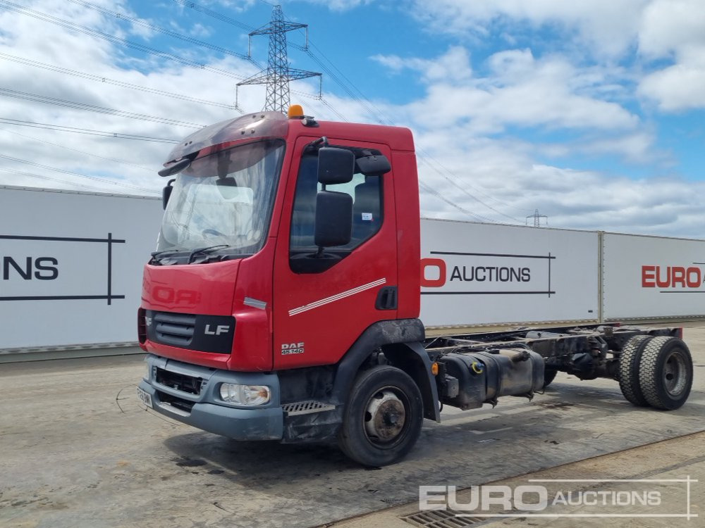 2009 DAF LF45.140 - Шаси кабина: снимка 1 2009 DAF LF45.140 - Шаси кабина: снимка 1