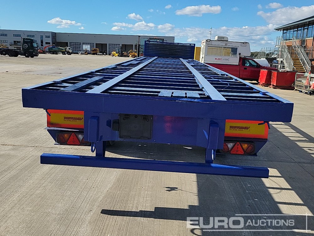 2010 SDC Tri Axle Flat Bed Trailer - Бордово полуремарке/ Платформа: снимка 4 2010 SDC Tri Axle Flat Bed Trailer - Бордово полуремарке/ Платформа: снимка 4