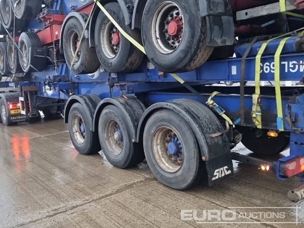 Шаси полуремарке 2010 SDC Tri Axle Skeletal Tailer (5 of): снимка 26