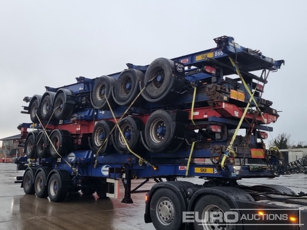 Шаси полуремарке 2010 SDC Tri Axle Skeletal Tailer (5 of): снимка 7