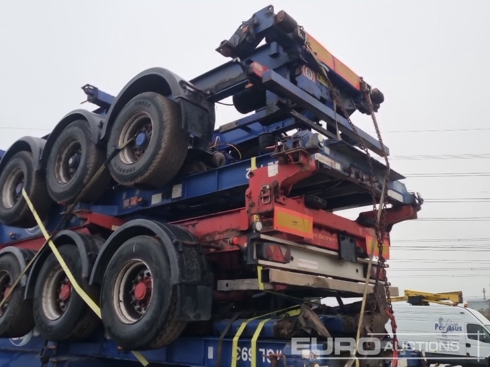 Шаси полуремарке 2010 SDC Tri Axle Skeletal Tailer (5 of): снимка 44