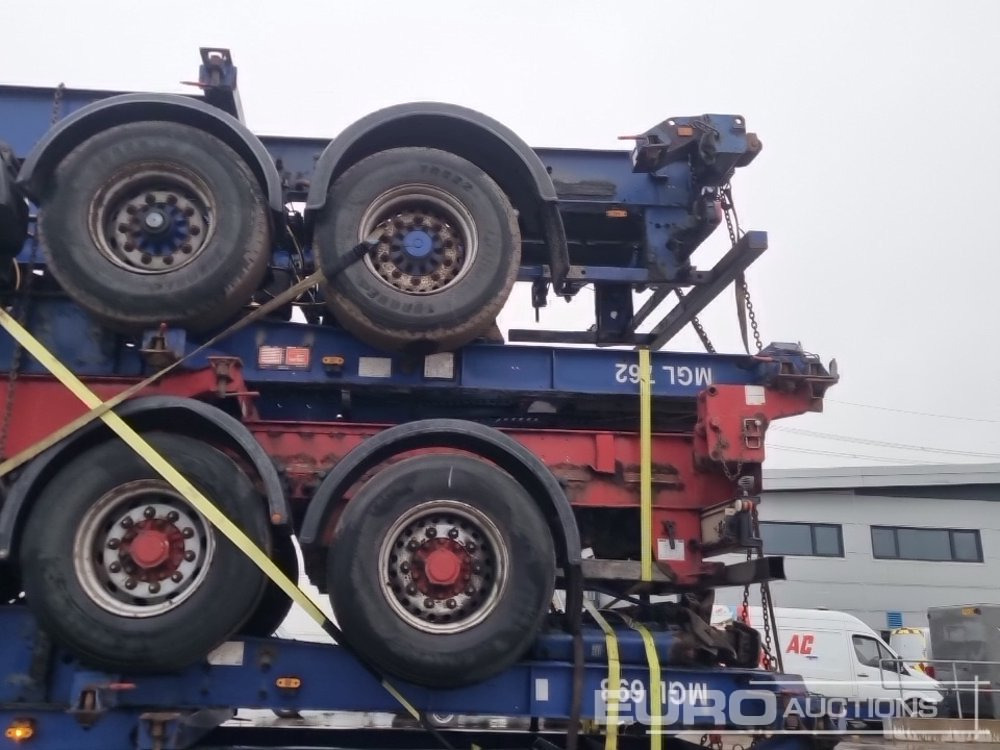 Шаси полуремарке 2010 SDC Tri Axle Skeletal Tailer (5 of): снимка 46